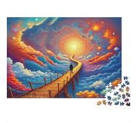 Viaje del Puente cósmico Rompecabezas 1000 Piezas - Pathfinder Estelar -Coloridos Papel Adultos Familia Juego Difícil Regalo Familiar Desafío Imposible 70x50cm/1000pcs