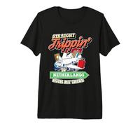 Viaje Directo a Holanda con mi Familia Tribu Camiseta Premium