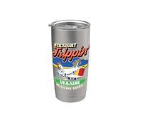 Viaje directo a Ucrania con vacaciones familiares de mi tribu Vaso térmico de acero inoxidable de doble pared