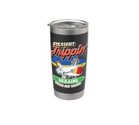Viaje directo a Ucrania con vacaciones familiares de mi tribu Vaso térmico de acero inoxidable de doble pared