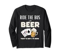 Viaje en autobús y cerveza Por eso estoy aquí Manga Larga