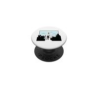 Viaje en Cohete de Turismo Espacial PopSockets PopGrip Adhesivo