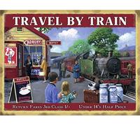 Viaje En Tren, Cadburys Café con verde Locomotora De Vapor tren. Signo para cocina, Café, casa, para el hogar restaurante. Metal/Cartel De Acero Para Pared - acero, 15 x 20 cm