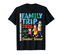 Viaje Familiar a la Isla de Sanibel 2026 Hacer Recuerdos Juntos Camiseta
