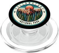 Viaje familiar al Parque Nacional Yellowstone Wyoming PopSockets PopGrip para MagSafe