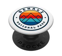 Viaje familiar de verano a las montañas de Denali Alaska PopSockets PopGrip Adhesivo