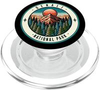 Viaje familiar de verano a las montañas de Denali Alaska PopSockets PopGrip para MagSafe