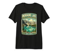 Viaje Familiar Moraine Lake Canadá Vacaciones en Moraine Lake Camiseta Premium