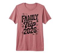 Viaje Familiar para niños 2026 Vacaciones Surfing Travel Vacay Matching Camiseta Premium