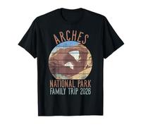 Viaje Familiar por Carretera al Parque Nacional Arches Souvenir 2026 Camiseta