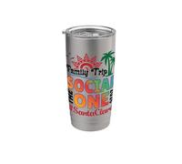 Viaje familiar The Social One 2026 Vacaciones en Santa Clara Vaso térmico de acero inoxidable de doble pared