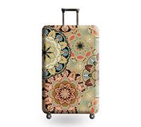Viaje Funda de Equipaje Estampados Mandala Bohemios Funda Elástica Lavable Antipolvo para Maletas de 18-32 Pulgadas Trolley Funda Guardapolvo Accesorios de Viaje (Colorido 4,S (18-21 Pulgadas))