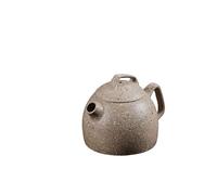 Viaje Hervidor de agua 130 ml teteras de arcilla púrpura hecho a mano Olla de mineral crudo arena gruesa segmento de jade blanco barro caldera chino Zisha juego de té verde