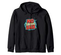 Viaje intrépido sin traje de vuelta atrás Sudadera con Capucha
