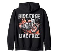 Viaje Libre. Vive Libre. Sudadera con Capucha