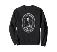 Viaje marítimo a la Playa náutica de Sandy Point Lighthouse, Nueva Jersey, 1872 Sudadera