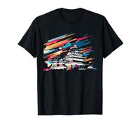 Viaje moderno Japón diseño Himeji Castillo Camiseta