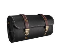 Viaje Moto Bolsa Trasera Alforjas Cuero Sintético Motocicleta Bolsa Herramientas Horquilla Delantera Trasera Para Chopper Bobber Para Cruiser Sportster Bolsa Equipaje Moto(E)