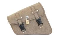 Viaje Moto Bolsa Trasera Alforjas Laterales Motocicleta Bolsa Herramientas Cuero PU Sillín Equipaje Compatible Para Sportster Para XL 883 Hugger Universal Bolsa Equipaje Moto(A)