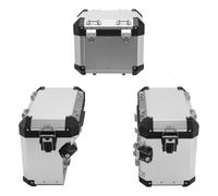 Viaje Moto Bolsa Trasera Alforjas Laterales Para Maletero Bolsa De Equipaje Aptas Para F850GS Para F900GS Y Para R1200GS Adventure Bolsa Equipaje Moto(S-Silver)