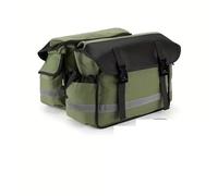 Viaje Moto Bolsa Trasera Alforjas Motocicleta Bolsas Equipaje Bolsa Almacenamiento Lona Impermeable Para Shadow Para Suzuki Para DR 650 Bolsa Equipaje Moto(Style B green)
