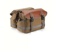 Viaje Moto Bolsa Trasera Alforjas Motocicleta Bolsas Equipaje Bolsa Almacenamiento Lona Impermeable Para Shadow Para Suzuki Para DR 650 Bolsa Equipaje Moto(Style B brown)