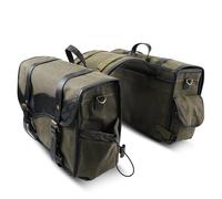 Viaje Moto Bolsa Trasera Bolsas Viaje Gran Capacidad Para Sportster Para Road Y King Alforjas Para Motocicleta Enceradas Aceite Impermeables Laterales Bolsa Equipaje Moto(Green)