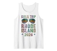 Viaje NIÑAS NIÑAS Rhode Island 2026 Vacay Cruise Travel Camiseta sin Mangas