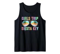 Viaje NIÑAS Vintage Siesta Key Viajes Vacaciones Vacaciones Camiseta sin Mangas