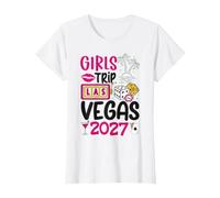 Viaje para Mujeres y niñas Vegas 2027 Despedida de Soltera Vacaciones Camiseta