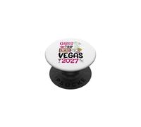Viaje para Mujeres y niñas Vegas 2027 Despedida de Soltera Vacaciones PopSockets PopGrip Adhesivo