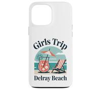 Viaje para niñas Delray Beach Girls Travel Crew Florida Besties Carcasa para iPhone 13 Pro MAX