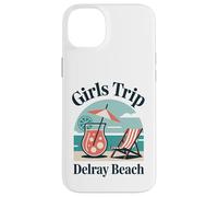 Viaje para niñas Delray Beach Girls Travel Crew Florida Besties Carcasa para iPhone 14 Plus
