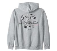 Viaje para niñas Roma Italia 2026 | Vacaciones de viaje para niñas Sudadera con Capucha