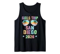 Viaje para NIÑAS San Diego 2026 Vacay Cruise Travel Matching Camiseta sin Mangas