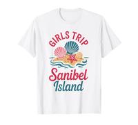 Viaje para niñas Sanibel Island Girls Travel Crew Florida Besties Camiseta