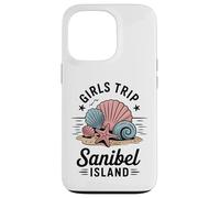 Viaje para niñas Sanibel Island Girls Travel Crew Florida Besties Carcasa para iPhone 13 Pro