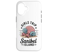 Viaje para niñas Sanibel Island Girls Travel Crew Florida Besties Carcasa para iPhone 16