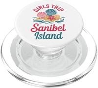 Viaje para niñas Sanibel Island Girls Travel Crew Florida Besties PopSockets PopGrip para MagSafe