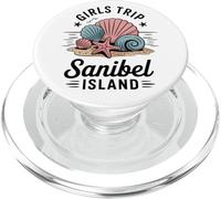 Viaje para niñas Sanibel Island Girls Travel Crew Florida Besties PopSockets PopGrip para MagSafe