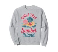 Viaje para niñas Sanibel Island Girls Travel Crew Florida Besties Sudadera
