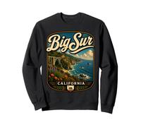 Viaje por Carretera a Big Sur California Big Sur por la Costa del Pacífico Sudadera