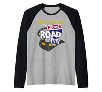Viaje por Carretera a Carolina del Norte 2026 Camiseta Manga Raglan