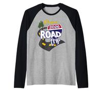 Viaje por Carretera a Portland Oregon 2026 Camiseta Manga Raglan