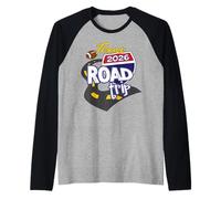 Viaje por Carretera a Texas 2026 Camiseta Manga Raglan