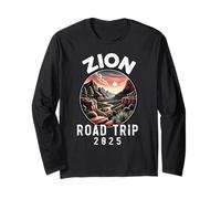 Viaje por carretera al Parque Nacional Zion Utah 2025 Recuerdo de senderismo Manga Larga