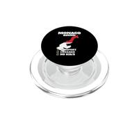 Viaje por el país con Destino a Mónaco Viaje de Vacaciones con Bandera monegasca PopSockets PopGrip para MagSafe