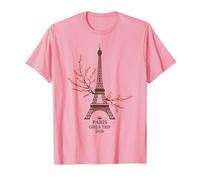 Viaje Retro a Paris Girls 2026 Moms Vuelo Fabuloso Vacay Camiseta