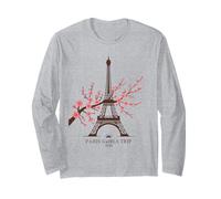 Viaje Retro a Paris Girls Trip 2026 Vacaciones Sassy Vuelo Coincidencia Manga Larga