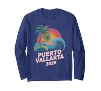 Viaje Retro a Puerto Vallarta 2026, Vacaciones, Vacaciones, mamás, Mejor Amiga, tripulación Manga Larga